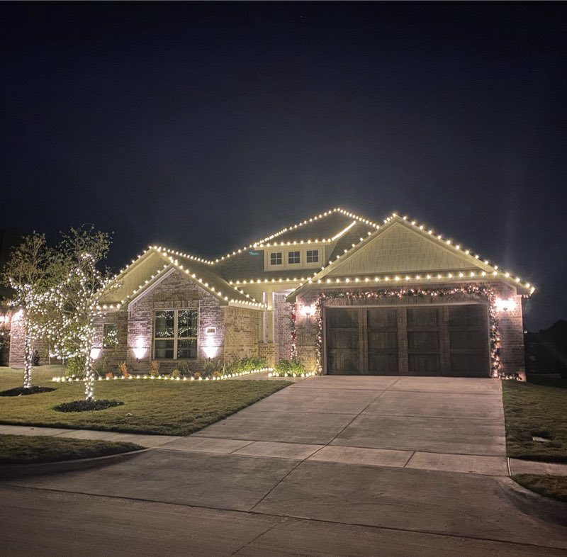 Christmas lights Midlothian