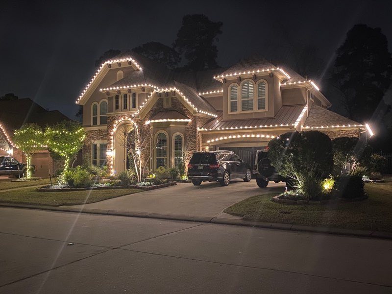 Christmas lights Midlothian