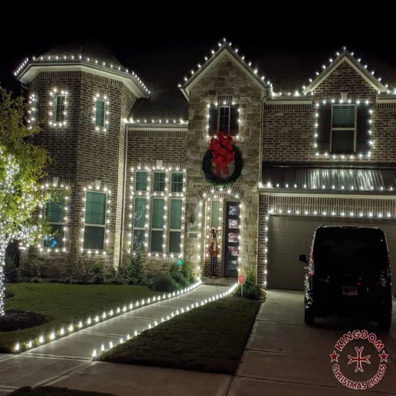 Christmas lights Midlothian