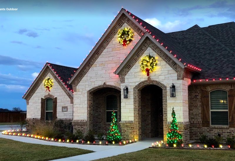 Christmas lights Midlothian